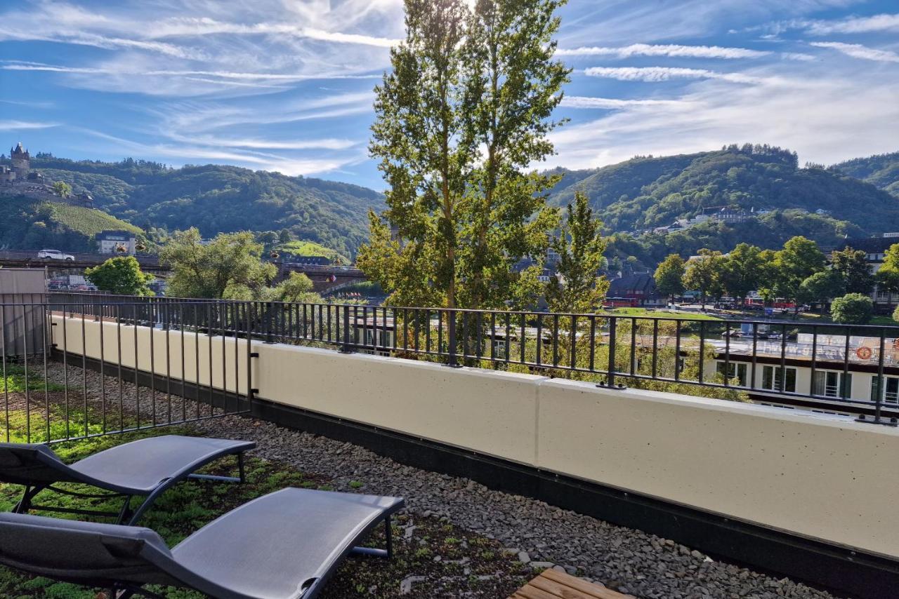 Vivamosel: Appartement Mit Mosel & Burgblick - Balkon - Parken - Aufzug - Fahrradraum Cochem Eksteriør billede