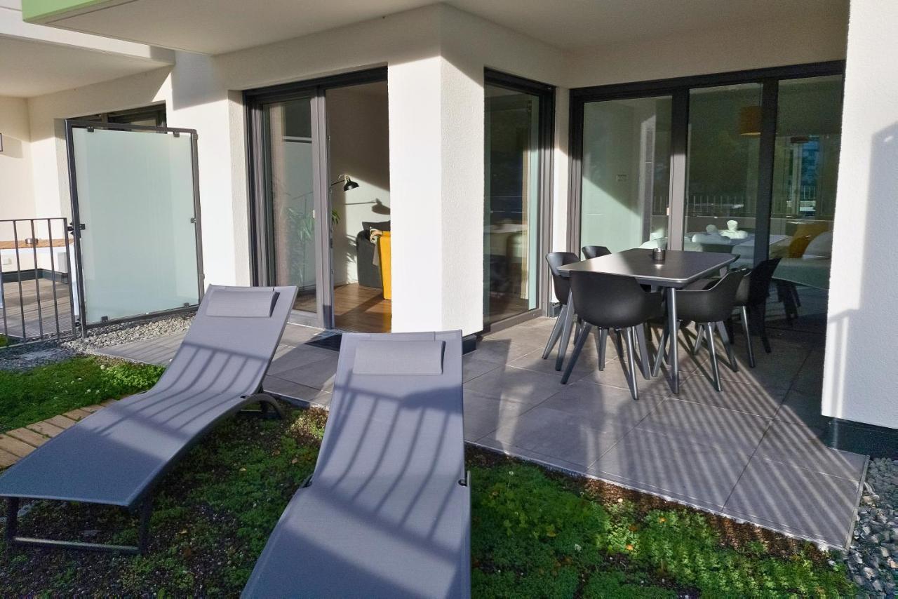 Vivamosel: Appartement Mit Mosel & Burgblick - Balkon - Parken - Aufzug - Fahrradraum Cochem Eksteriør billede